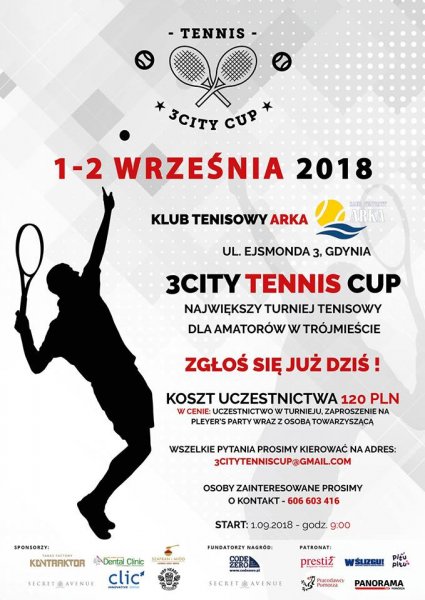 3City Tennis Cup - turniej tenisowy dla amatorów 