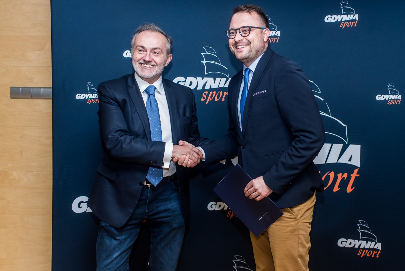 Prezydent Wojciech Szczurek i dyrektor Marek Łucyk - nowy przewodniczący Rady Sportu / fot.gdyniasport.pl