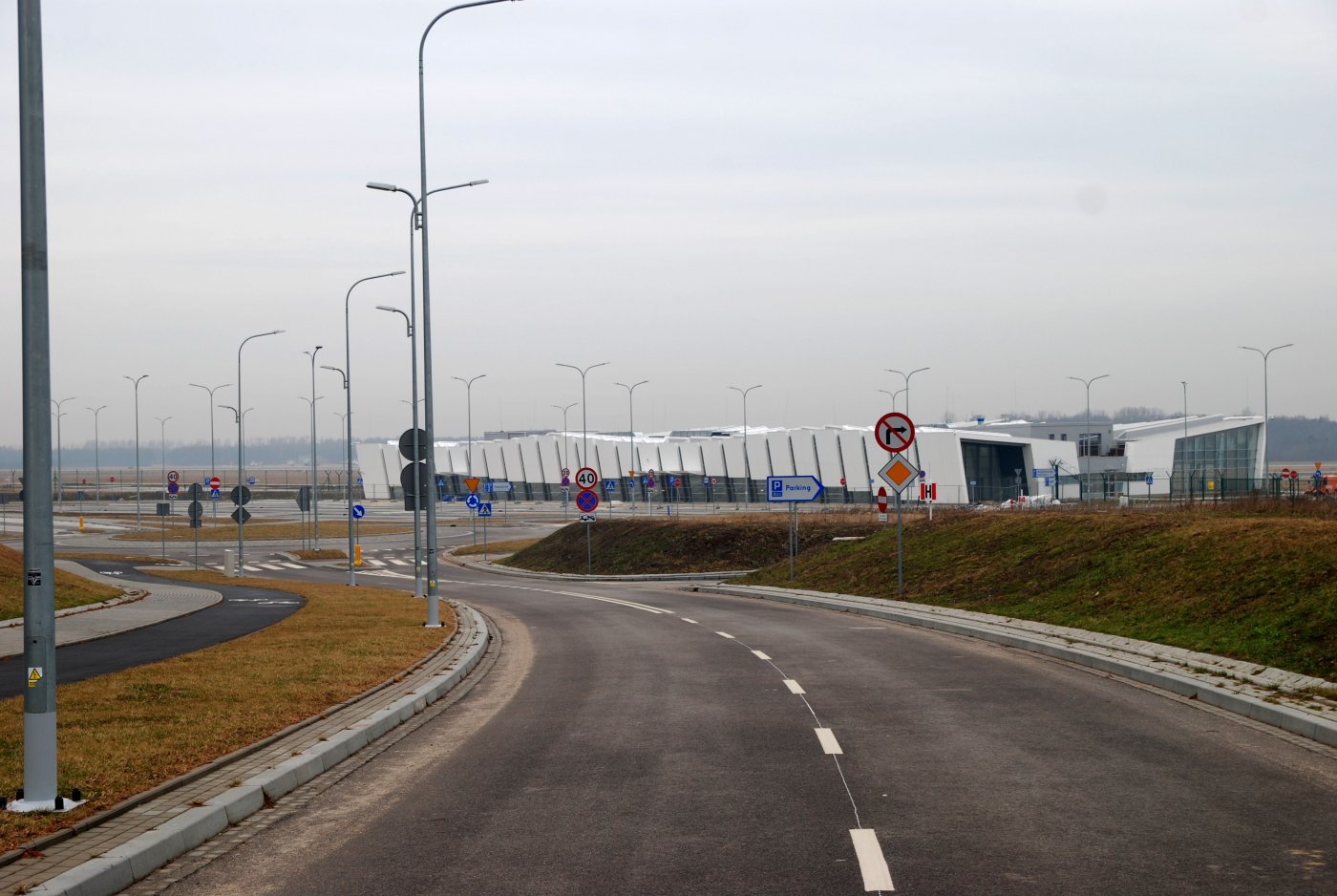 Widok na terminal na lotnisku Gdynia-Kosakowo, fot. materiały prasowe