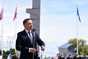 Uroczyste odsłonięcie pomnika Polski Morskiej // fot. Michał Puszczewicz