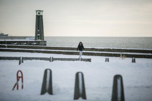 Zima w Gdyni // fot. Karol Stańczak