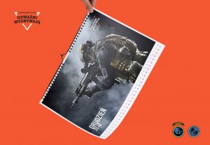 Unikatowy kalendarz, wersja limitowana "Odważni dla Odważnych 2018"