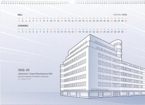Kalendarz inspirowany modernizmem. Autor: Marek Marczak // fot. materiały prasowe
