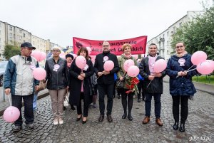 Marsz Różowej Wstążki // fot. Dawid Linkowski