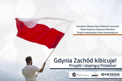 Gdynia Zachód to jedyne miejsce, w którym będzie można obejrzeć mecze Polaków w zorganizowanej, plenerowej strefie kibica, mat. organizatora