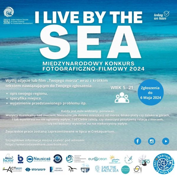 Weź udział w międzynarodowym konkursie ,,I live by the Sea