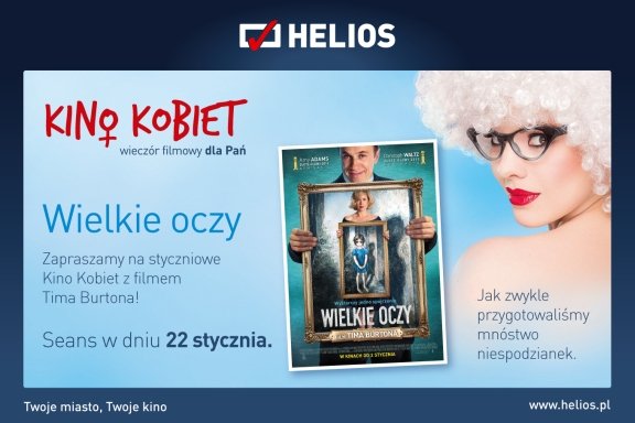 Kino Kobiet w Helios Gdynia – Wielkie oczy [konkurs!]