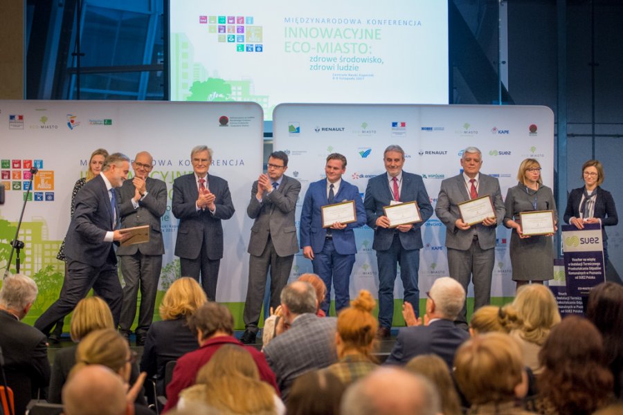 Gdynia zwyciężyła w trzech kategoriach w konkursie Eco-Miasto. Nagrody odebrał prezydent Gdyni, Wojciech Szczurek 