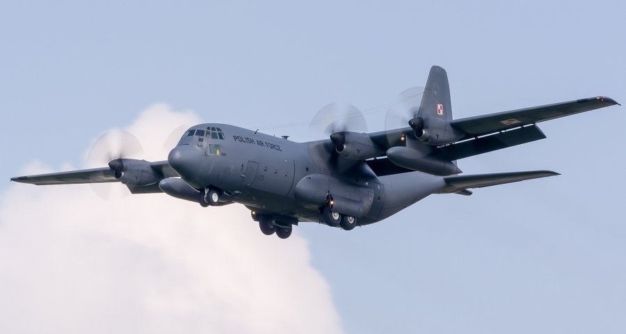 LOCKHEED C-130 HERCULES fot. mat. prasowe 43. Oksywskiej Bazy Lotnictwa Morskiego