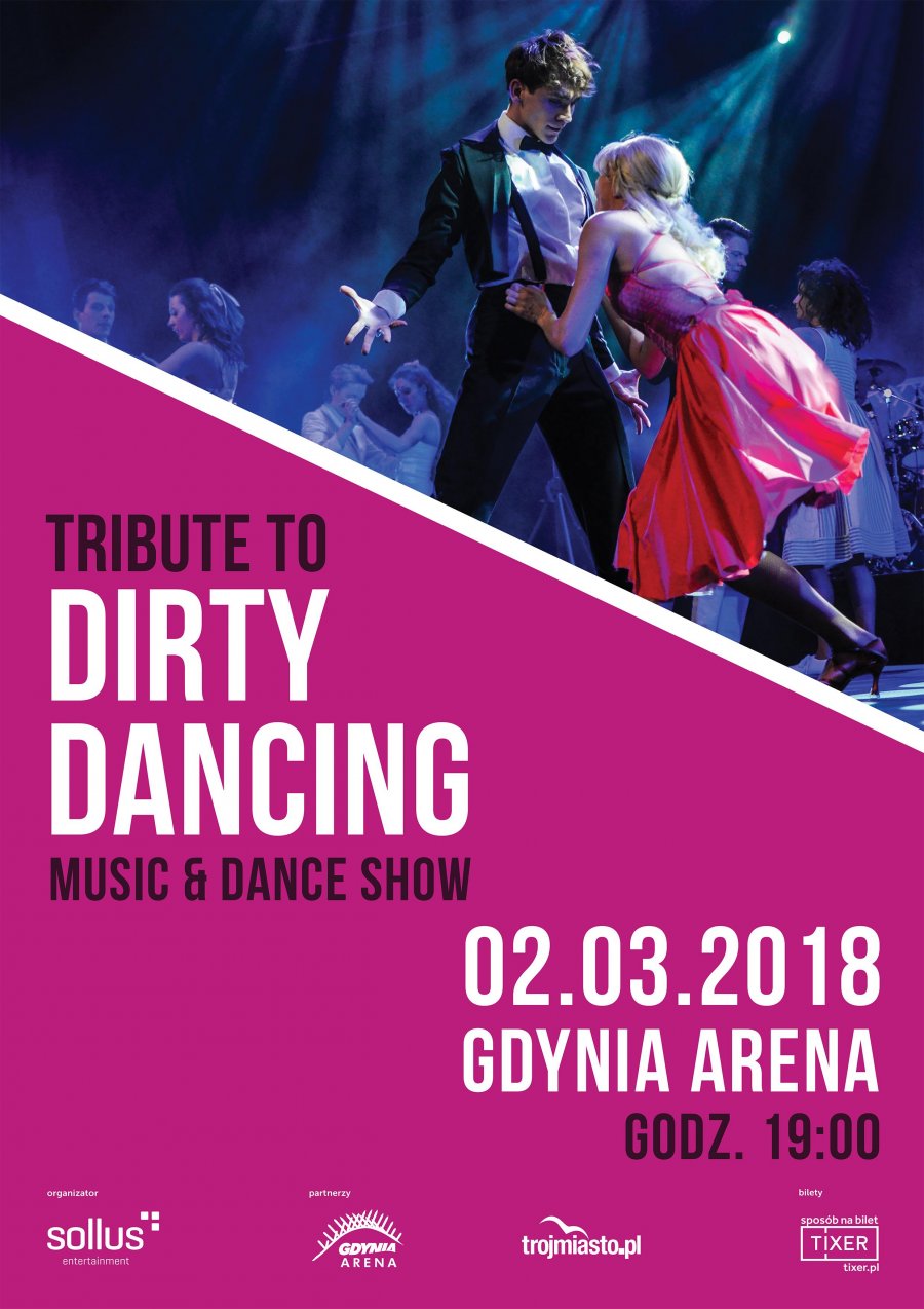 Zaproszenie na koncert muzyczno-taneczny z przebojami z kultowego filmu "Dirty Dancing" do wylicytowania w sztabie w Teatrze Miejskim w Gdyni // fot. materiały prasowe