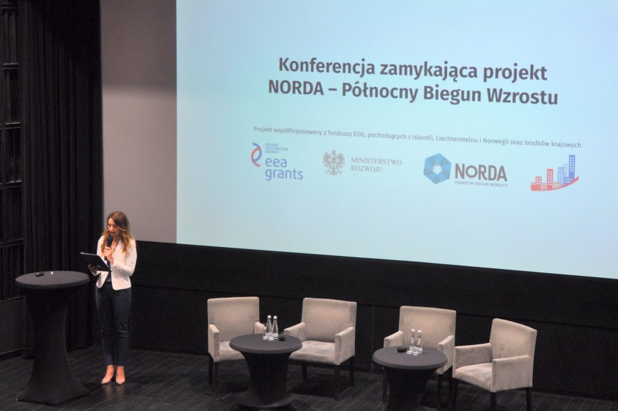 Konferencja zamykająca projekt „NORDA – Północny Biegun Wzrostu” / fot. Dorota Nelke