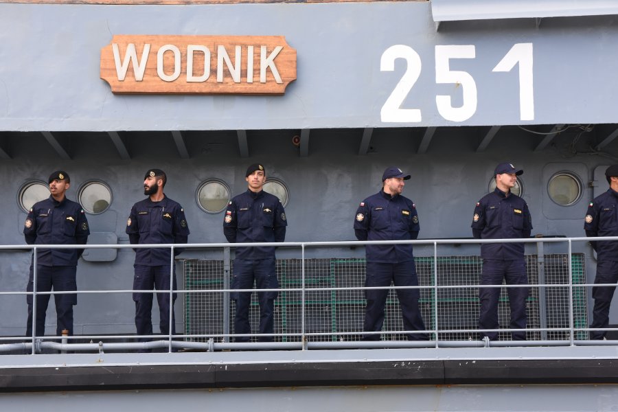 Po 70 dniach rejsu do Gdyni wrócił ORP „Wodnik” // fot. Jan Ziarnicki