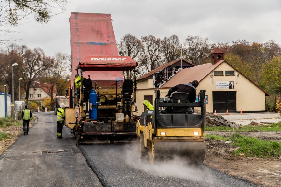 Budowa kanalizacji na Babich Dołach, fot. Aleksander Trafas