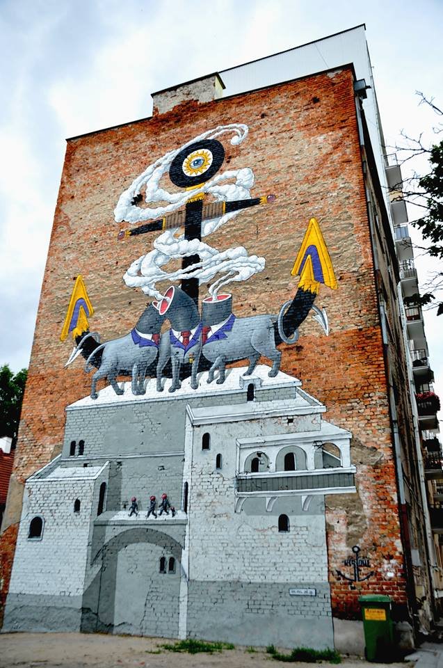 Mural, którego autorem jest Kislov, 2013 r. // fot. Alka Murat