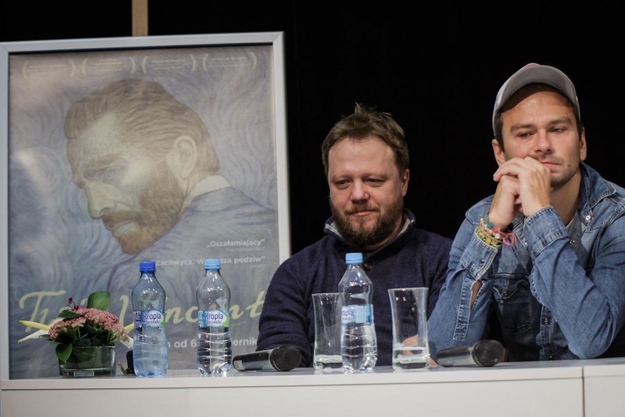 Konferencja prasowa z twórcami filmu "Twój Vincent" // fot. Wojtek Rojek