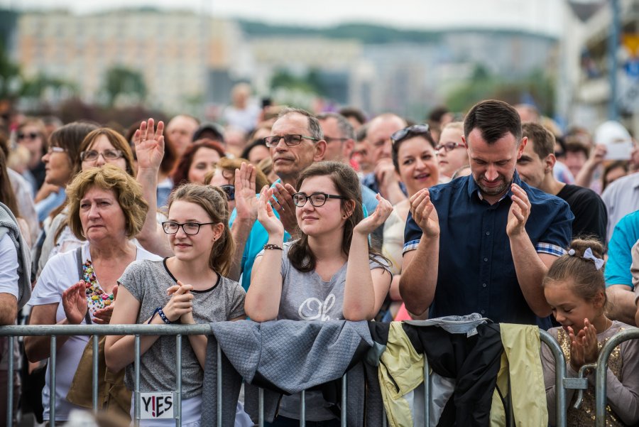 Koncert upamiętniający 30.rocznicę wizyty Jana Pawła II w Gdyni. //fot. Dawid Linkowski