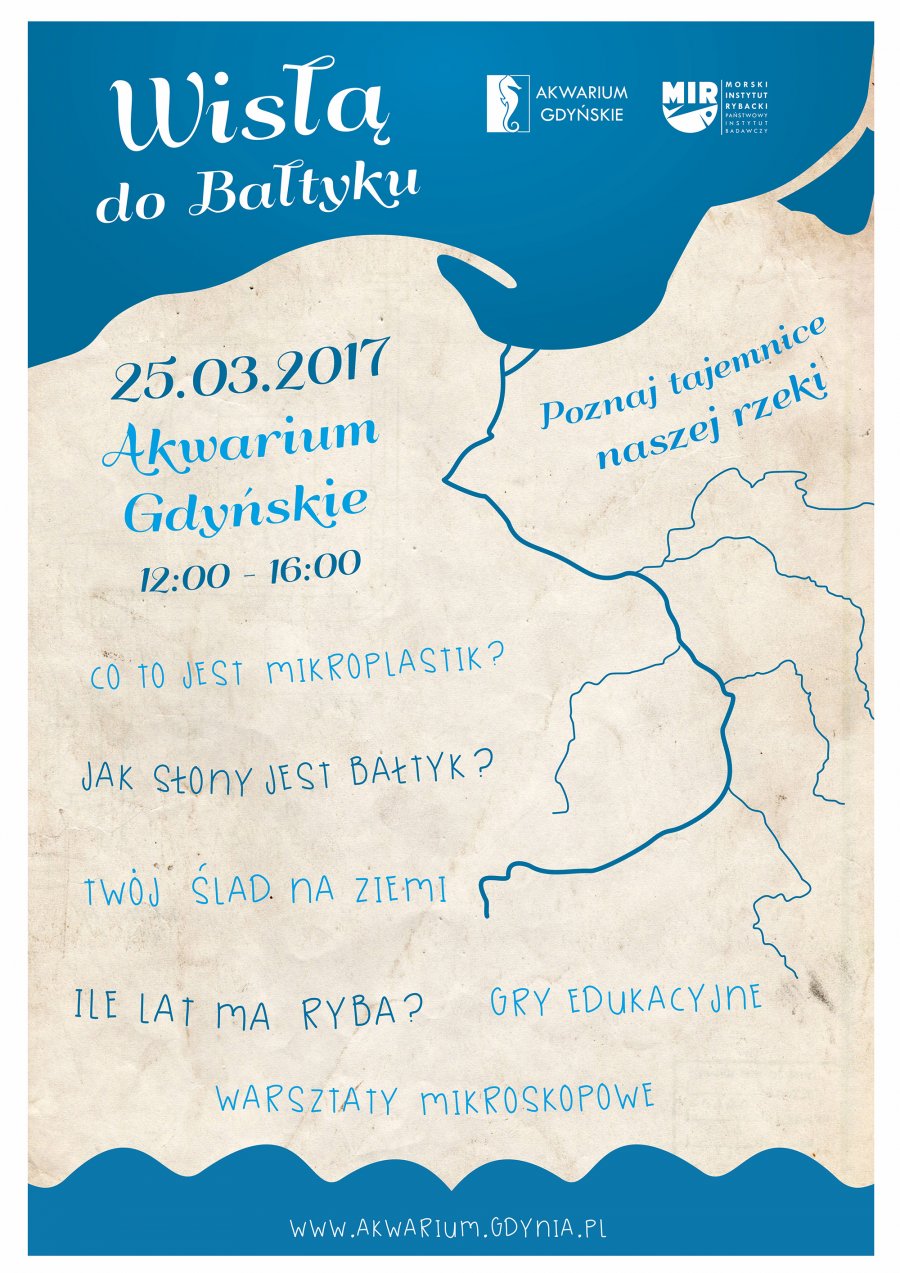 Wisłą do Bałtyku - plakat wydarzenia