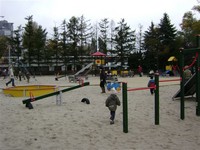 Plac zabaw na plaży - fot. Małgorzata Omachel-Kwidzińska