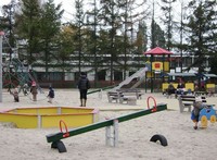 Plac zabaw na plaży - fot. Małgorzata Omachel-Kwidzińska