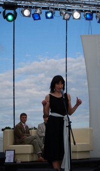 Nagroda Literacka Gdynia 2008 - śpiewa Katarzyna Groniec, foto: Dorota Nelke