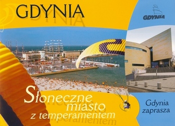 Gdynia - słoneczne miasto z temperamentem (okładka folderu)