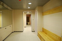 otwarcie Hali Sportowo-Widowiskowej - wejście do sauny; fot.: Dorota Nelke