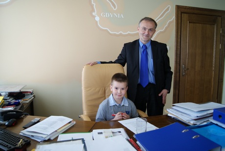 Dzień Dziecka w gabinecie Prezydenta Gdyni, fot.: Krzysztof Czop