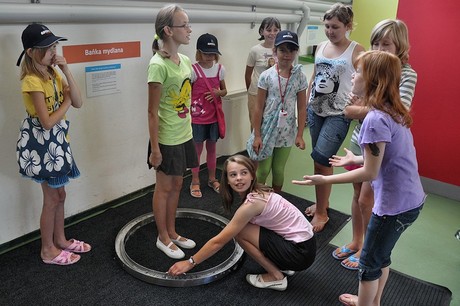Dzieci z Łazisk w Experymencie, fot. Małgorzata Mnich