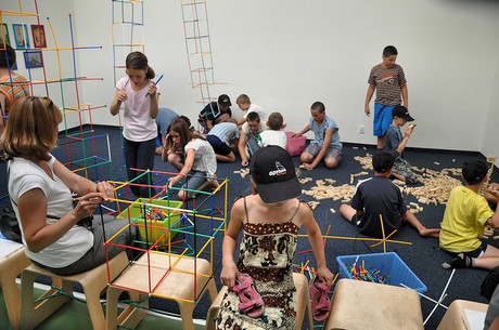 Dzieci z Łazisk w Experymencie, fot. Małgorzata Mnich