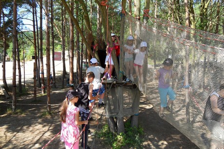 Dzieci z Łazisk w Kolibki Adventure Park