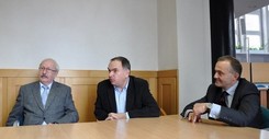 Od lewej: Wojciech Zieliński, Krzysztof Babicki, Wojciech Szczurek / fot. Dorota Nelke