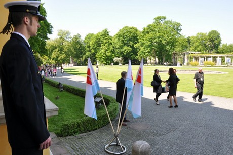 Gdynia gościnnie u Króla Jana III Sobieskiego - wejście do Pałacu w Wilanowie/ fot. Dorota Nelke