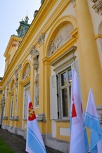 Gdynia gościnnie u Króla Jana III Sobieskiego - wejście do Pałacu w Wilanowie/ fot. Dorota Nelke