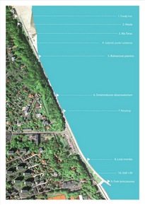 Gdynia Design Days 2011 - mapa atrakcji na Bulwarze Nadmorskim