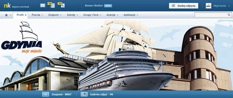nk - zrzut ekranowy profilu Gdyni