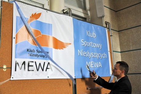prezentacja gdyńskiego Klubu Sportowego Niesłyszących MEWA, fot.: Dorota Nelke