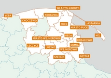 Obszar Metropolitalnego Forum Wójtów, Burmistrzów i Prezydentów NORDA