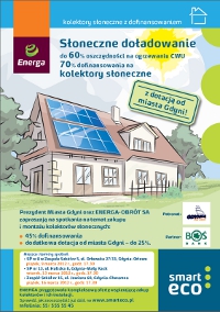 Korzystaj z zielonej energii i oszczędzaj - plakat