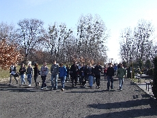 Marsz rozpoczął się na Cmentarzu Marynarki Wojennej przy ul.Muchowskiego, fot.: Michał Kowalski