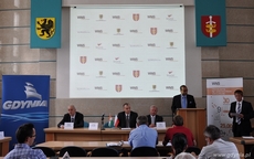 Konferencja prasowa dotyczącą otwarcia jedynego w Polsce centrum usług firmy WNS Holdings Ltd. w Gdyni, fot.: Michał Kowalski