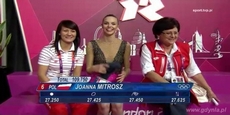 Joanna Mitrosz wraz trenerem Alicją Urbaniak (po prawej) oczekują na wyniki