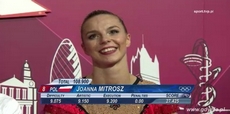 Joanna Mitrosz podczas wystepów na igrzyskach w Londynie