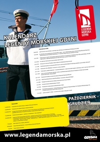 Jesienne kalendarium Legendy Morskiej Gdyni - plakat