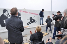 Pierwsza w Polsce akcja malowania murali miejskich poświęconych Konwencji o prawach osób niepełnosprawnych, fot.: Dorota Nelke