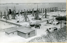 Budowa portu - zdjęcie ze zbiorów Muzeum Miasta Gdyni