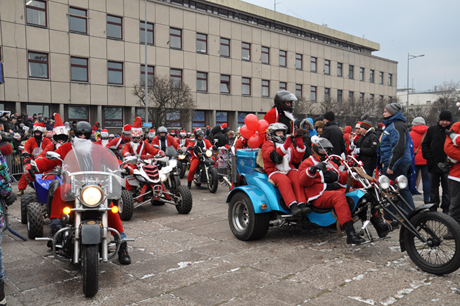 Mikołaje na motocyklach 2012 Fot. Małgorzata Omachel Kwidzińska