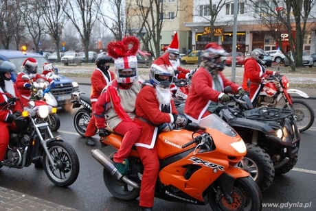 10. Parada Mikołajów na motocyklach, fot. Mateusz Skowronek