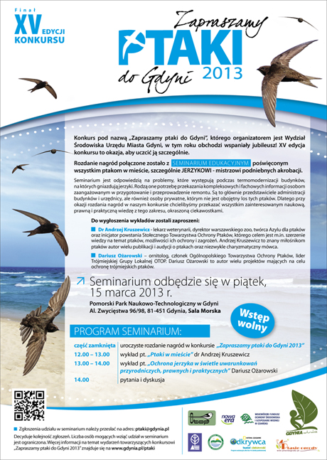 Zapraszamy ptaki do Gdyni 2013