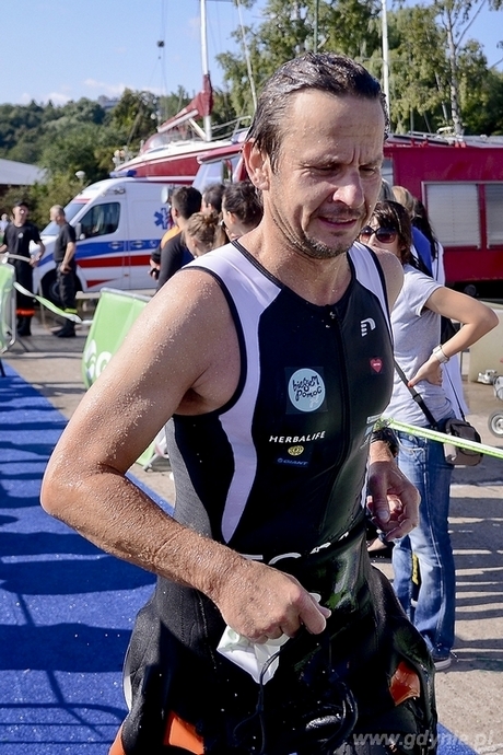 Bartłomiej Topa na Herbalife Triathlon Gdynia 2013, fot. Maciej Czarniak