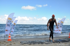Vladimir Dyatchin jako drugi zameldował się na mecie BCT Gdynia Marathon, fot. Michał Kowalski